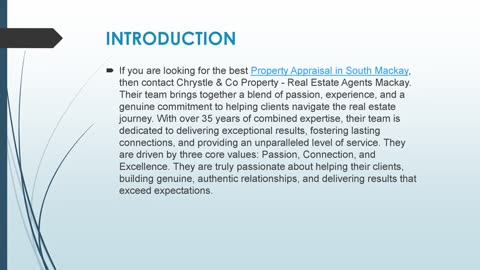 Best Property Appraisal in South Mackay