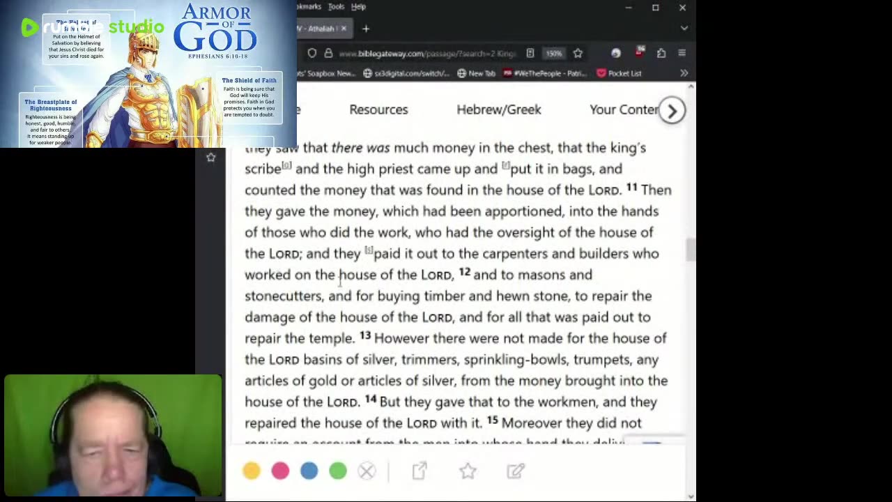 Journey Through The Bible - 2 Kings 11-12 - Athaliah And Joash Rules Over Judah And Deaths 09012025