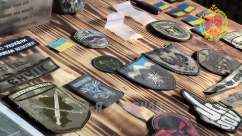 Trophies captured by Russian soldiers in Ivanopolye near Kostiantynovka