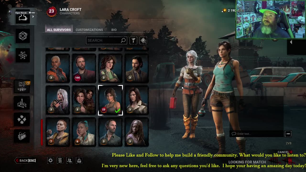 Let's try out 2v8 in DBD!