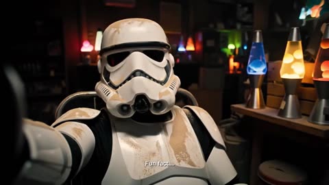 About the Lava Lamp (REUPLOAD) #starwarsfan #veo3 #stormtrooper #AI #sand #tattoine #moseisley