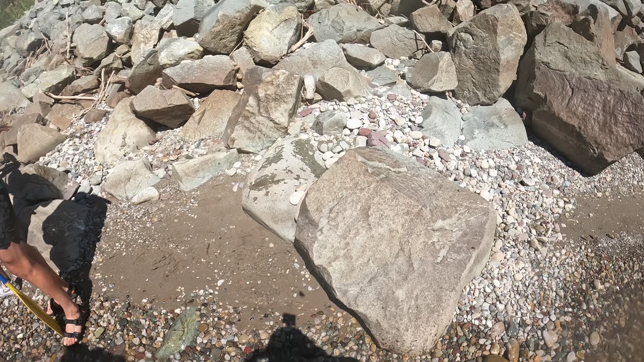 Getting back in the raft to finish the route