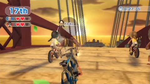 Wii Sports Resort - Two-Player Cycling Road Race (6-Stage Race)