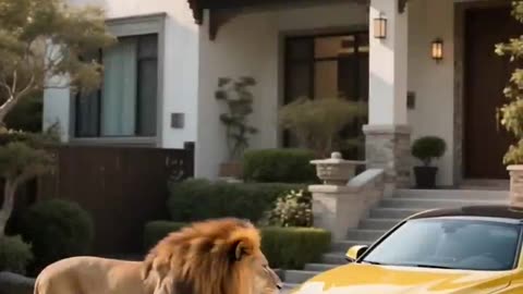 🐱💥👋Furious Lion Hunts Kitten… Then the Cutest Plot Twist Ever!