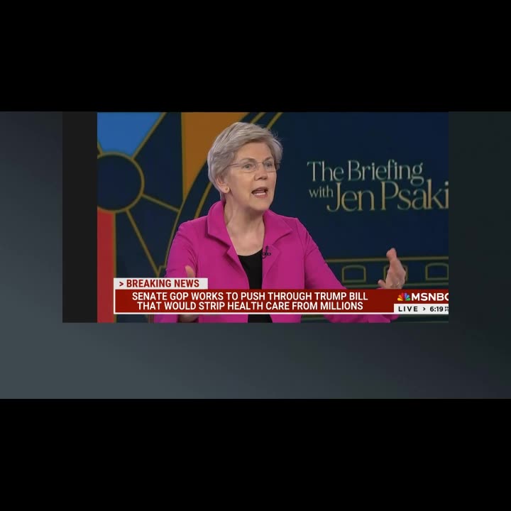 Warren: Trump’s Cuts Will Push Grandma Out Of A Nursing Home, Kill 51,000 People, Fund Billionaires