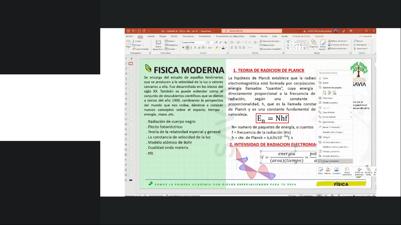 SAVIA SEMIANUAL 2024 | Semana 20 | Física S1