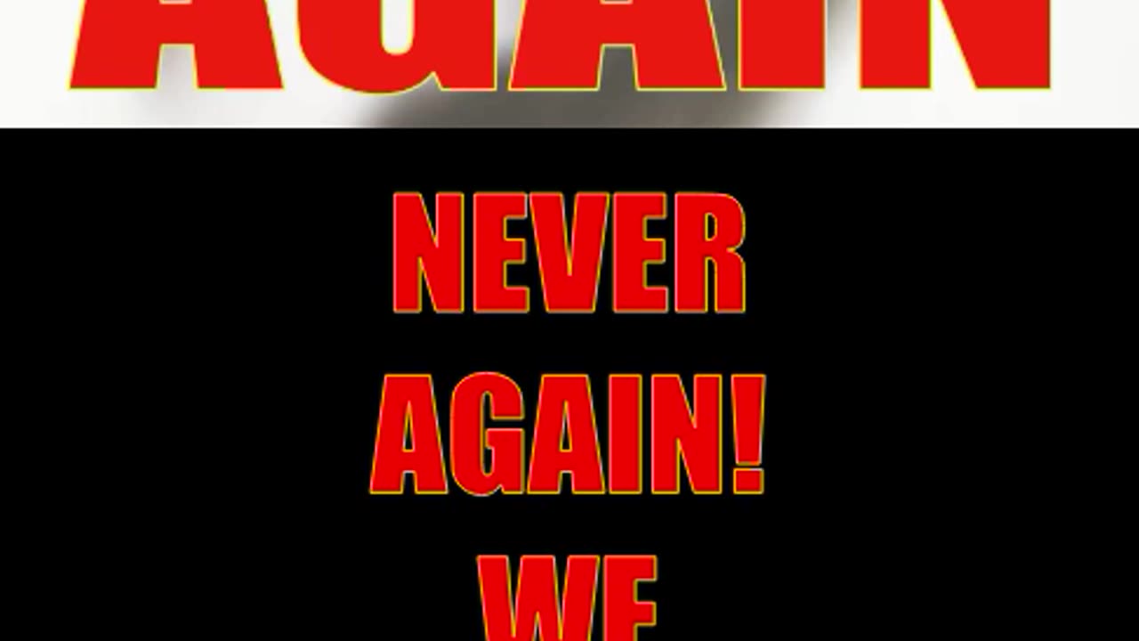 NEVER AGAIN! WE REFUSE - JEJP Media, LLC - James Edwin Jones