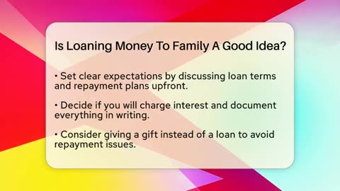 Is Loaning Money To Family A Good Idea_ - Better Family Relationships