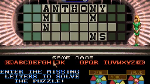 SNES Longplay 626 Wheel of Fortune