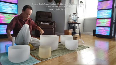Singing Bowls Sound Bath Meditation, Amplified Healing, Miami, Florida, April 28, 2024 - Jedi Shaman