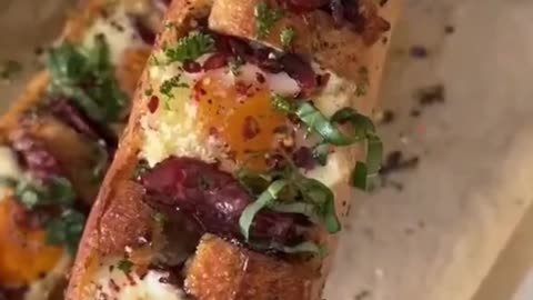 Lets make some breakfast or snack with Baguette