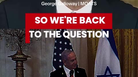 George ~ Isreal fell off a Cliff that time