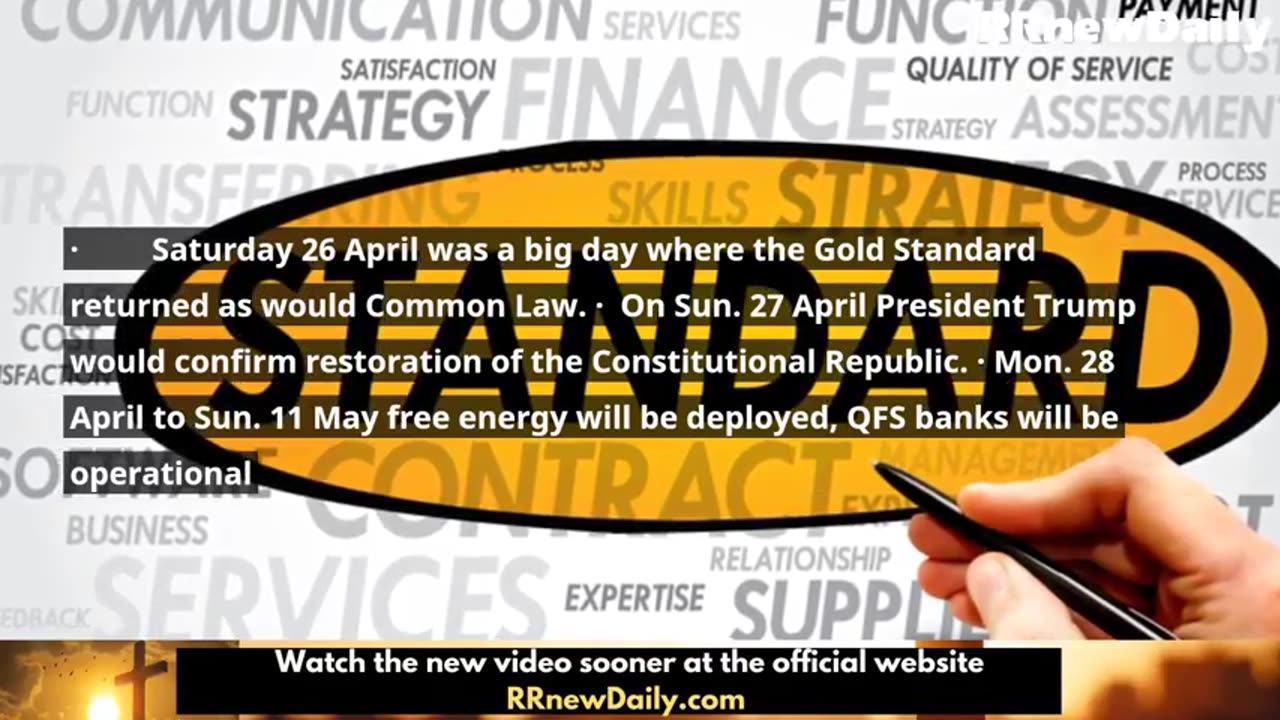 Restored Republic via a GCR Update as of April 25, 2025