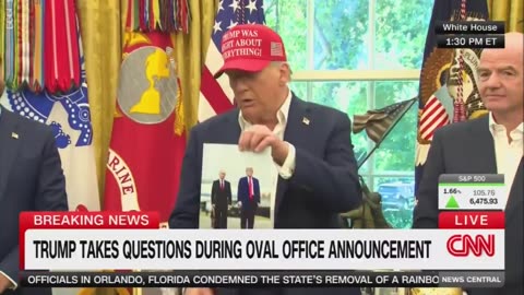 🚨 President Trump just announced VLADIMIR PUTIN may be attending the World Cup in the USA