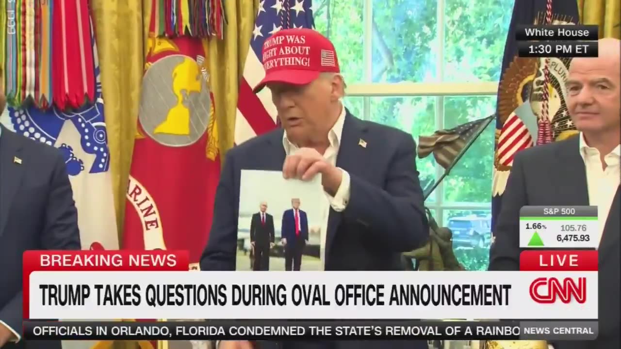 🚨 President Trump just announced VLADIMIR PUTIN may be attending the World Cup in the USA