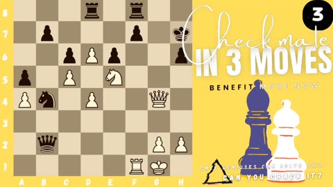 Can you checkmate in 3 moves? (P.15) (White to play)♟️