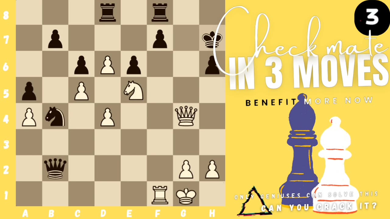 Can you checkmate in 3 moves? (P.15) (White to play)♟️