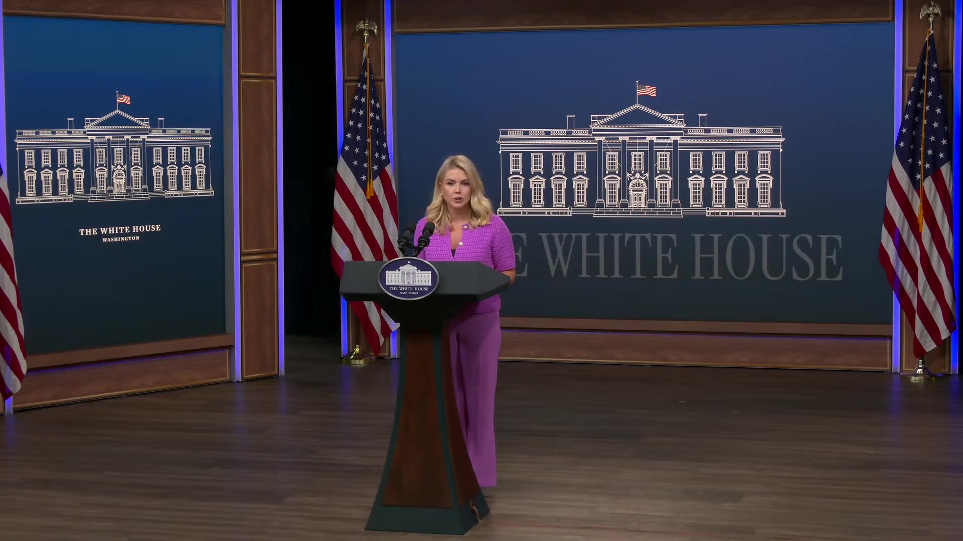 Press Secretary Karoline Leavitt Briefs Members of the New Media, Apr. 29, 2025