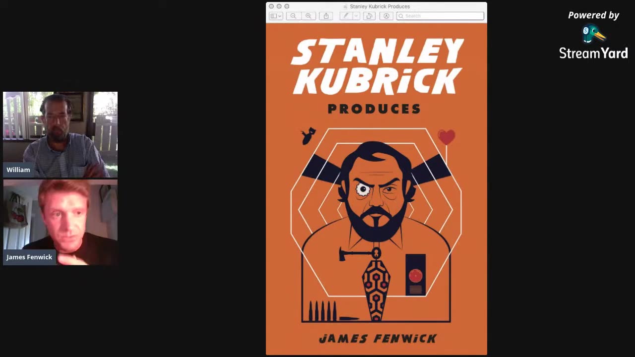 Stanley Kubrick Produces with Author James Fenwick. (2021)