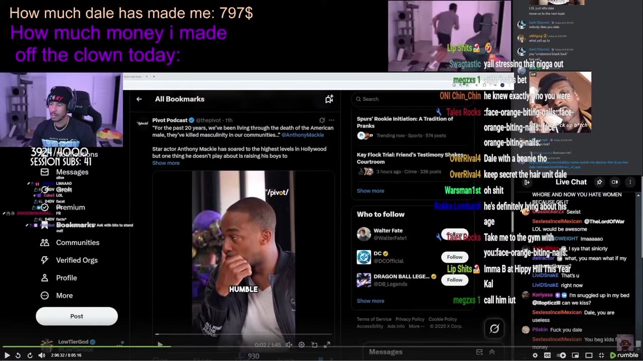 LowTierGod COPES after Getting Caught Gr00m!ng another Minor