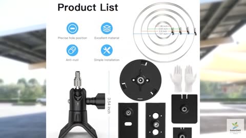 TIUIHU Camera Mount Pipe Mounting Bracket for Stick Up Cam/Pro/Battery with Pan-