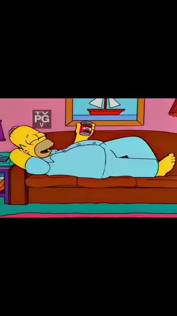 losfansons Me encantan estos sábados de flojera 🍺😌 (T9 E9 - En Disney+ T9 E10) #LosSimpson