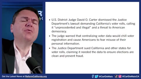 BAD and GOOD News on CA Voter ID Initiative!