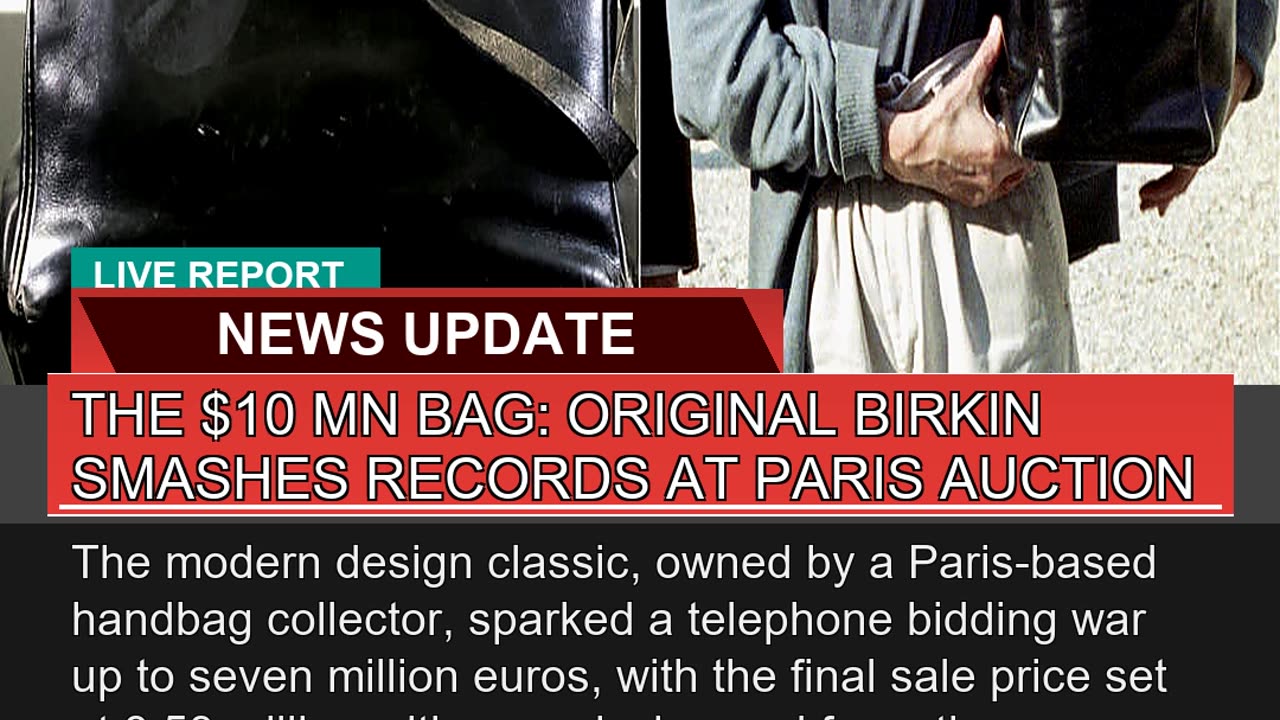 The Mn Bag Original Birkin Smashes Records at