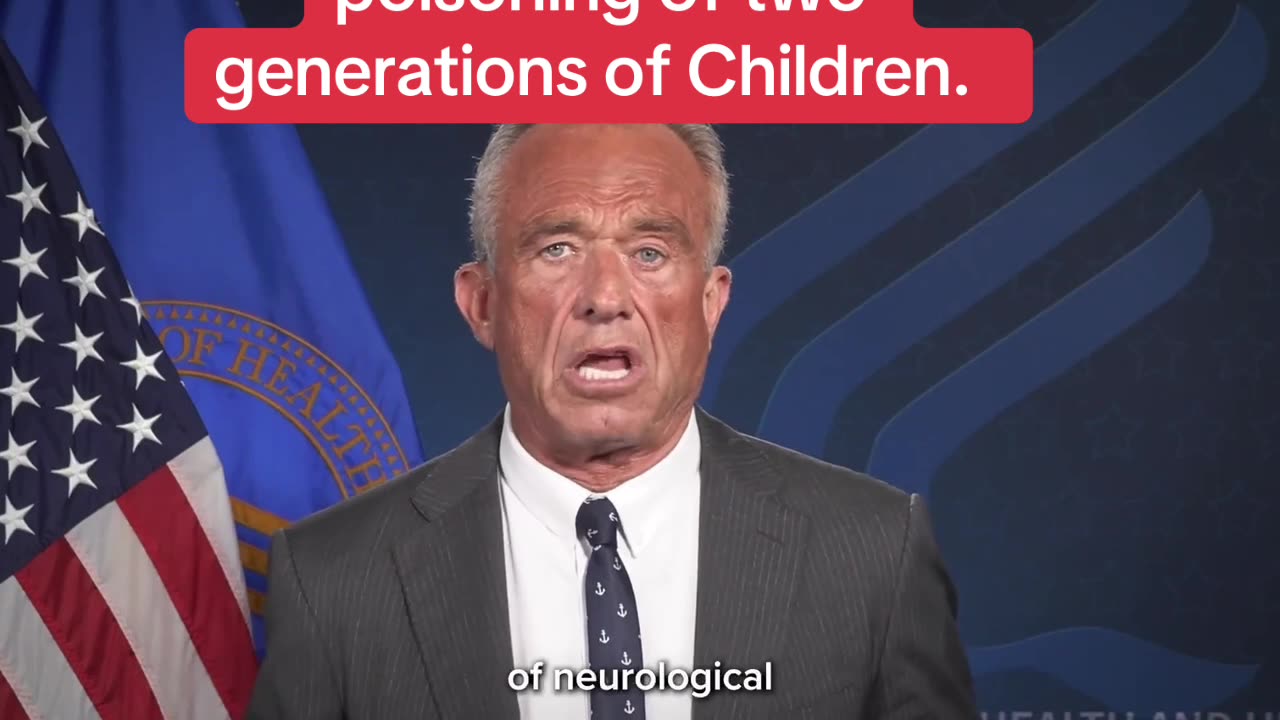 Robert Kennedy HHS Secretary we are banning mercury from all vaccines and flu shots.