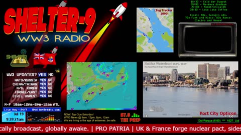 LIVE 24/7 Music/Wx/Prepping/WW3-News