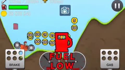 Hill Climb Racing, Truck, Rainbow, 894m