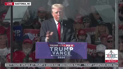 NOVEMBER 2 2024 President Trump Holds a Rally in Gastonia, NC