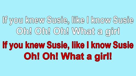 If You Knew Susie (1925)