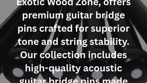 Guitar Bridge Pin (Precision-crafted pins for perfect tone and stability)