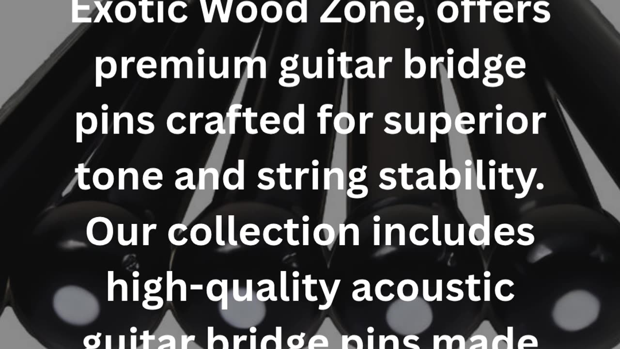Guitar Bridge Pin (Precision-crafted pins for perfect tone and stability)
