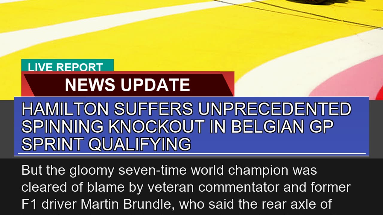 Hamilton Suffers Unprecedented Spinning Knockout I