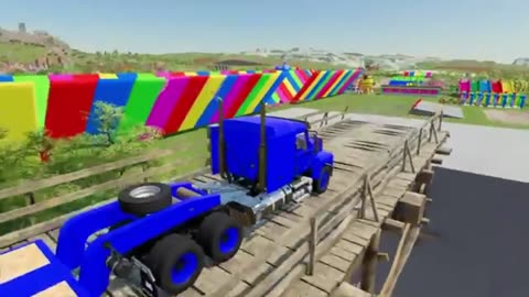 Heavy Load Challenge: Transporting Helicopters & Fire Trucks – Farming Simulator