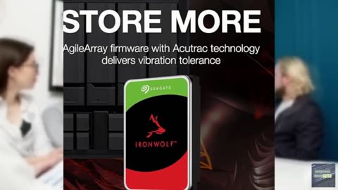 Seagate IronWolf 12TB NAS Internal Hard Drive HDD – CMR 3.5 Inch SATA 6Gb/s 7200
