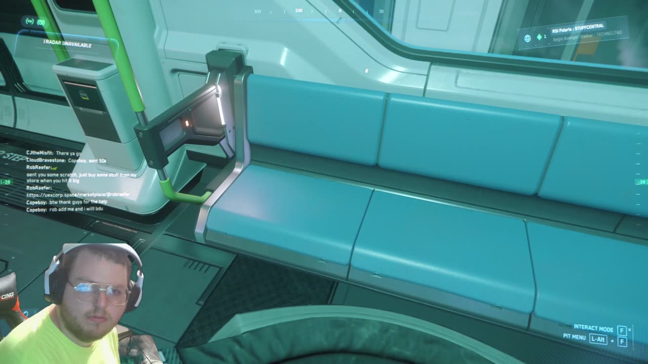 Star Citizen with the chat