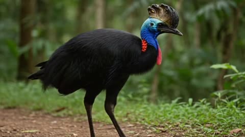 🔥The Most Dangerous Bird on Earth? Meet the Southern Cassowary! 🦖🐦