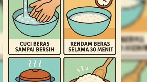 CARA MASAK NASI PULEN