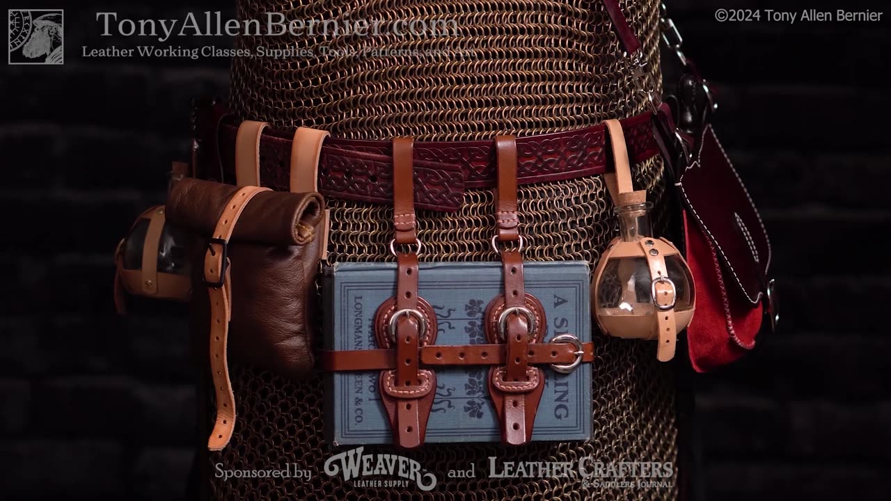 Leathercrafting Kits & Patterns with Videos - Ren fair, LARP, and Cosplay Accessory Pattern Sets.