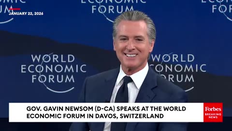 Newsom's Embarassing WEF Appearance