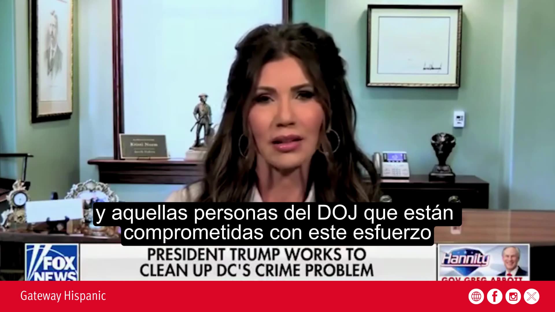 Kristi Noem: Robberies in DC are down 46%