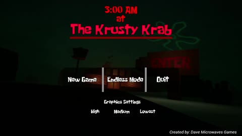3am at The Krusty Krab speedrun