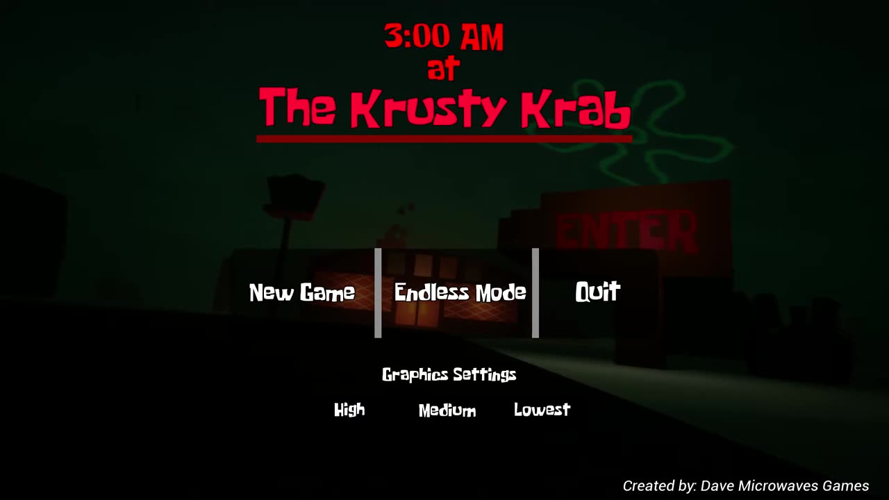 3am at The Krusty Krab speedrun