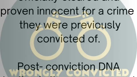 DNA Exonerations Defined