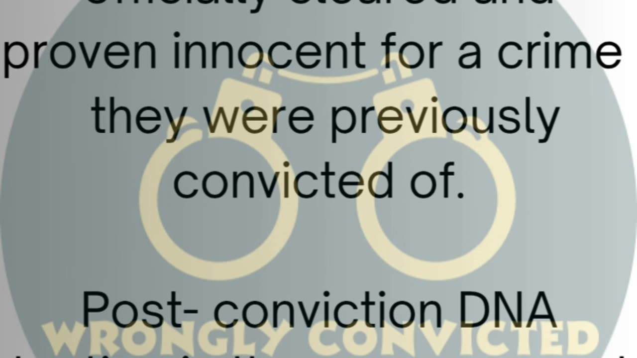 DNA Exonerations Defined