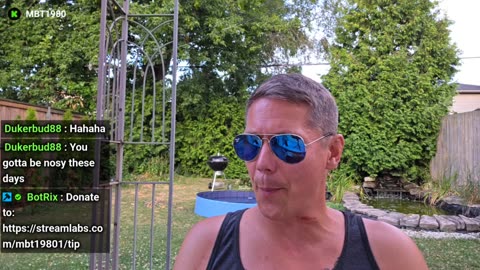 talking bout things in the yard