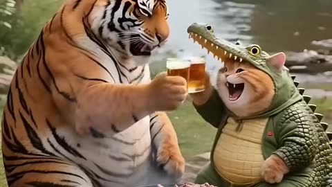 ai animal funny video#ai #aicat #aishorts